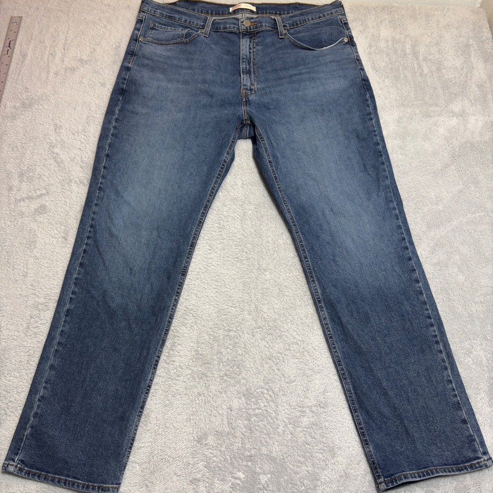 Signature Levi Strauss Athletic Jeans Mens 40x30 Blue Medium Wash WaterLess